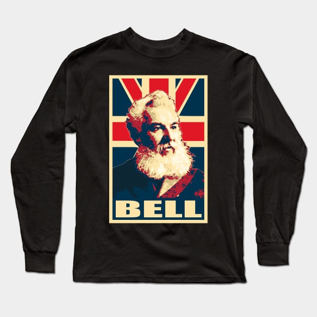 Alexander Graham Bell Long Sleeve T-Shirt by Nerd_art